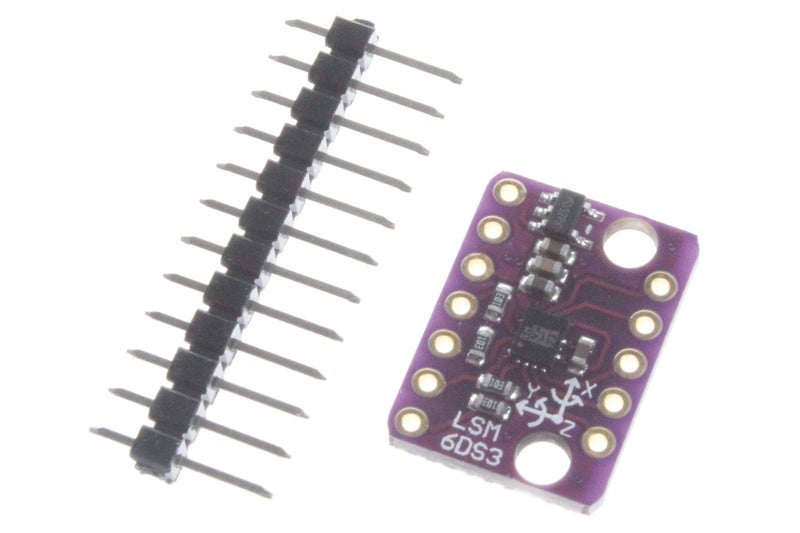 NOYITO LSM6DS3 3 Accelerometer 3 Gyroscope Sensor 6 Degrees of Freedom Breakout Board Tilt Angle Module 1.71 to 5V Embedded Temperature Sensor SPI IIC Serial Interface - Image 3